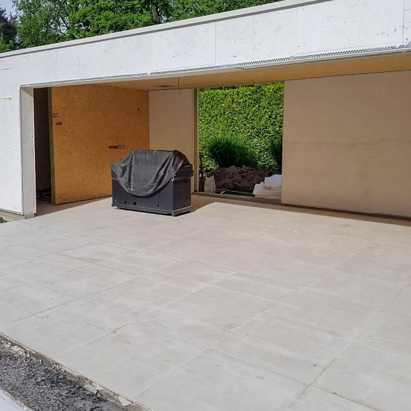 Keerbergen - Chape en betegeling poolhouse